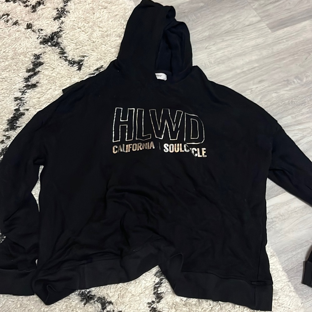 Soul Cycle hoodie with crisscross back